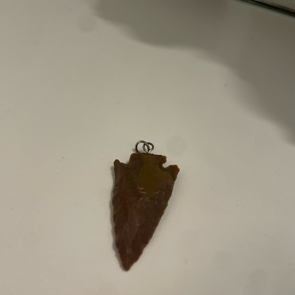 Brown Arrowhead Pendant